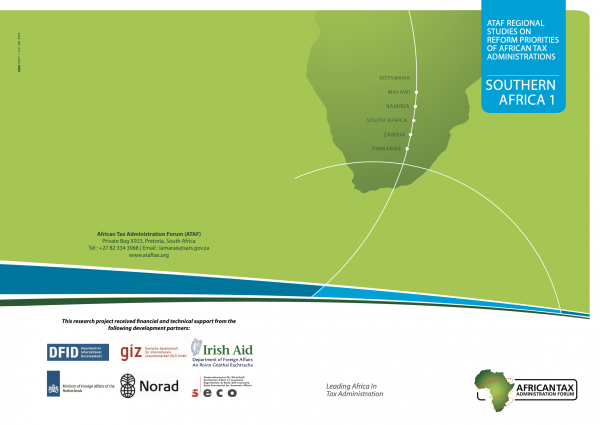 ATAF REGIONAL STUDIES ON REFORM PRIORITIES OF AFRICAN TAX ADMINISTRATIONS SOUTHERN AFRICA 1