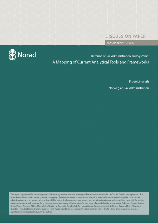 Reforms of Tax Administration and Systems: A Mapping of Current Analytical Tools and Frameworks