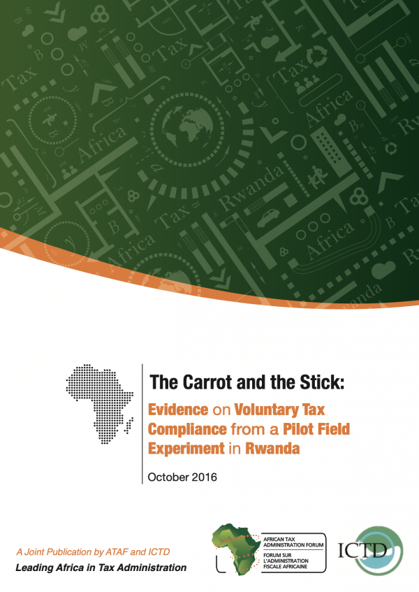 The Carrot and the Stick: Evidence on Voluntary Tax Compliance from a Pilot Field Experiment in Rwanda
